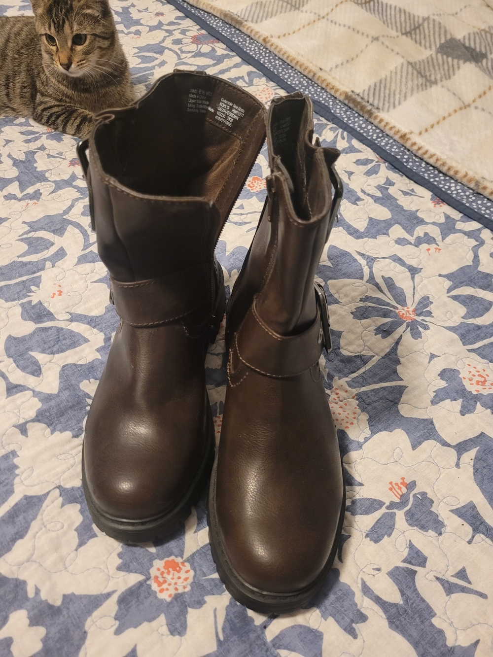 Sonoma Brown Leather Women's Mid-Calf Boots